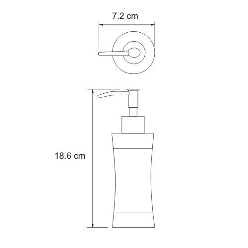 Дозатор жидкого мыла WasserKRAFT Wern K-7599