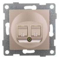 Розетка телефонная RJ-12 без рамки Gusi Electric UGRA С11Т1-027