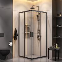 Комплект душевого уголка Am.Pm Gem S 90x90 WK93EP черный матовый