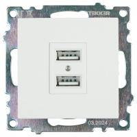 Розетка USB type A без рамки Stekker Катрин 39686