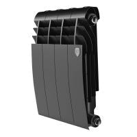 Радиатор биметаллический Royal Thermo BILINER B 350 Чёрный - 4 секц.