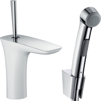 Смеситель для раковины hansgrohe PuraVida 15275400 с гигиеническим душем