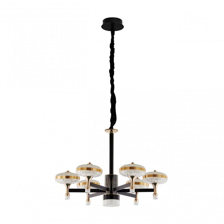 Подвесная люстра Arte Milano Ferrara-72069 273059/6 BK/GD