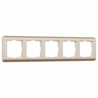 Рамка на 5 постов Werkel Stream (шампань) W0052111