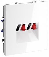 Розетка акустическая без рамки Voltum S70 VLS060301