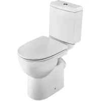 Унитаз-компакт Santek Юнион 1.WH30.2.420 косой выпуск, с сиденьем микролифт, белый