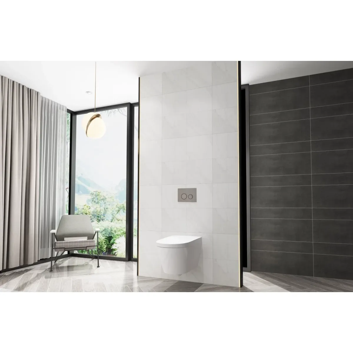 Унитаз подвесной Creavit WQ Smart WQ320-11CB00E-0000 безободковый, белый