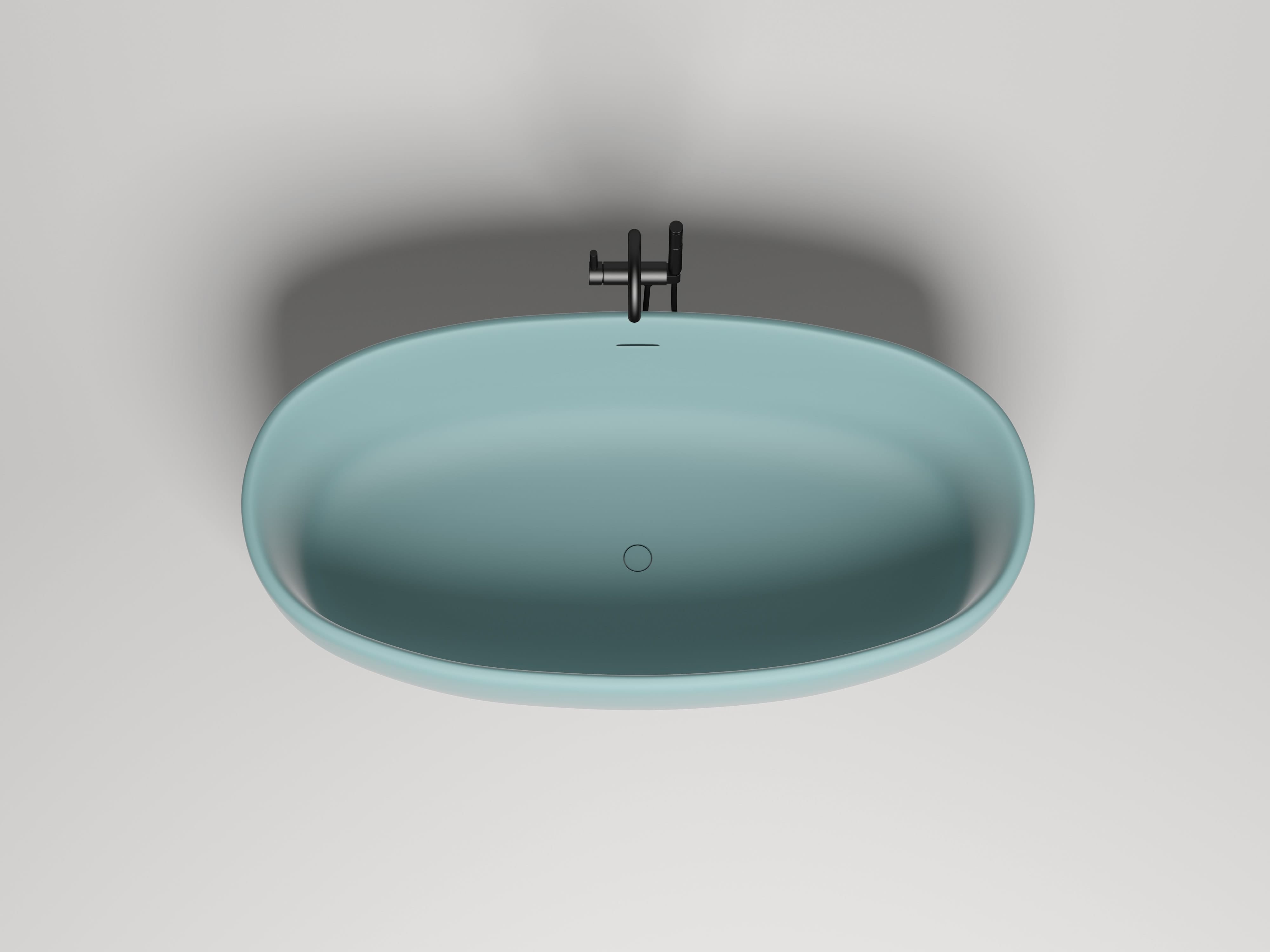 Ванна из искусственного камня Salini Luce 170x85 100121MF покраска по RAL полностью