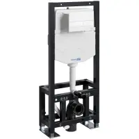 Инсталляция для унитаза WasserKRAFT Dill 61 61TLT.010.ME.WM04 с кнопкой смыва, белый матовый