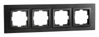 Рамка на 4 поста Mono Electric Style Aluminium 107-820000-163