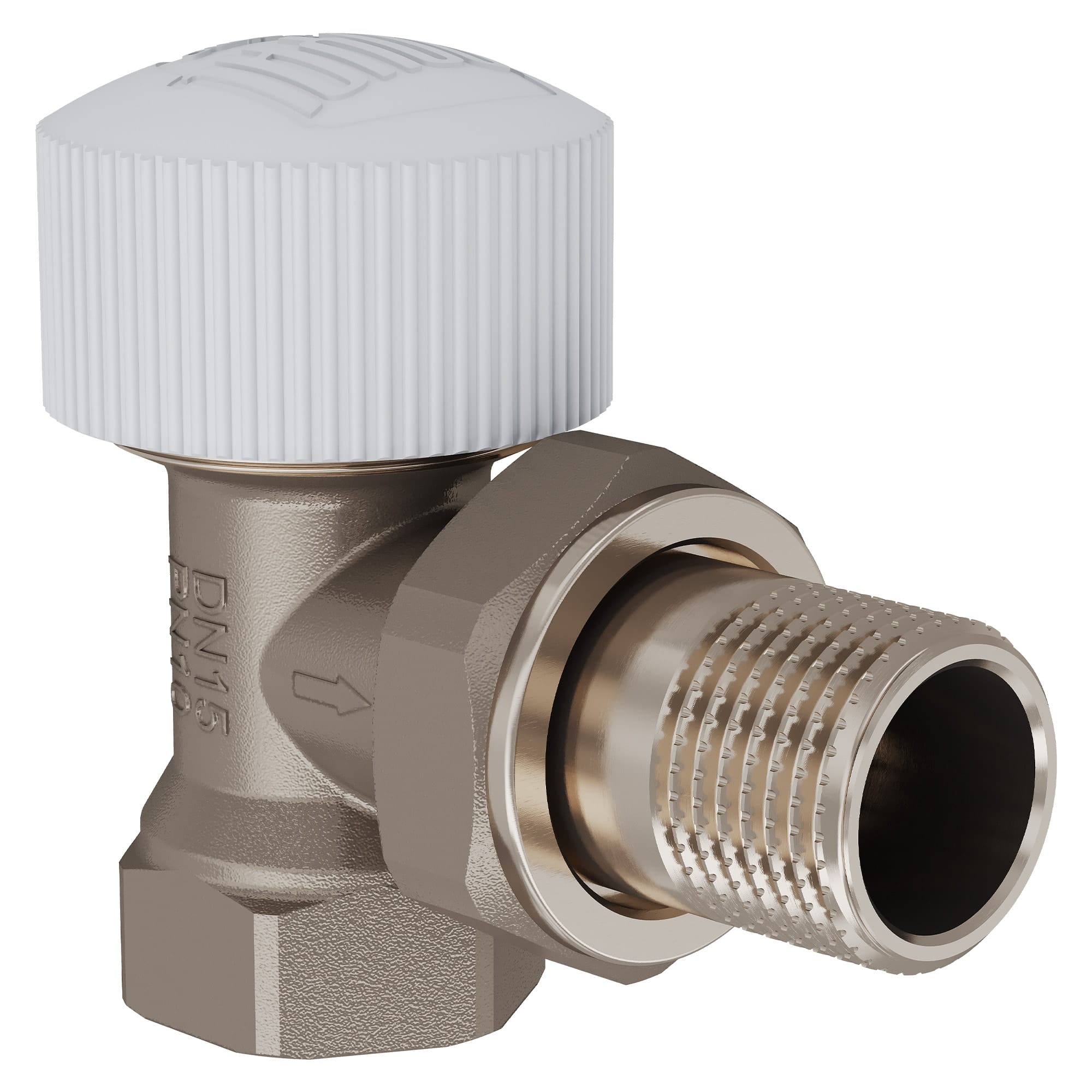 Клапан термостатический угловой Royal Thermo 1/2" М30х1,5