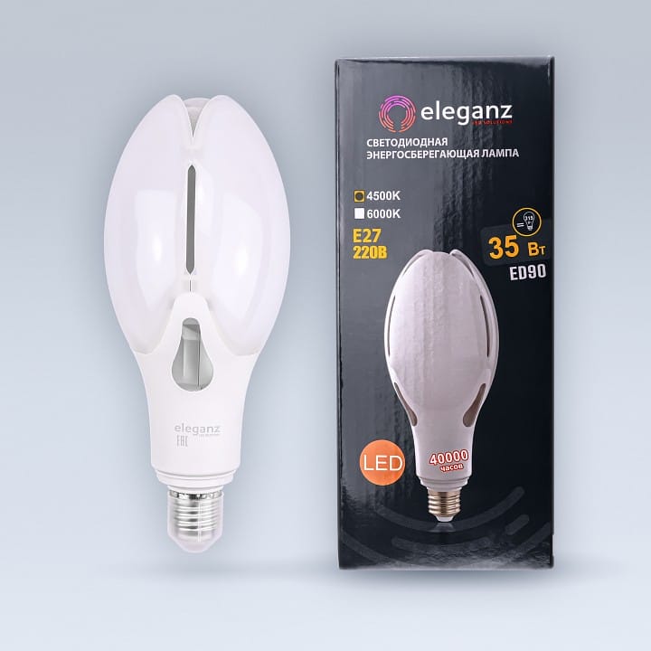 Лампа светодиодная Eleganz  E27 35Вт 4500K EL-0084
