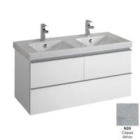 Тумба под раковину 117 см Jacob Delafon Odeon Up EB892-N26 серый бетон