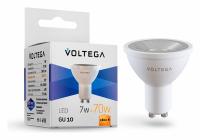 Лампа светодиодная Voltega Софит (Sofit) GU10 линзованный (Lens) GU10 7Вт 2800K 7060