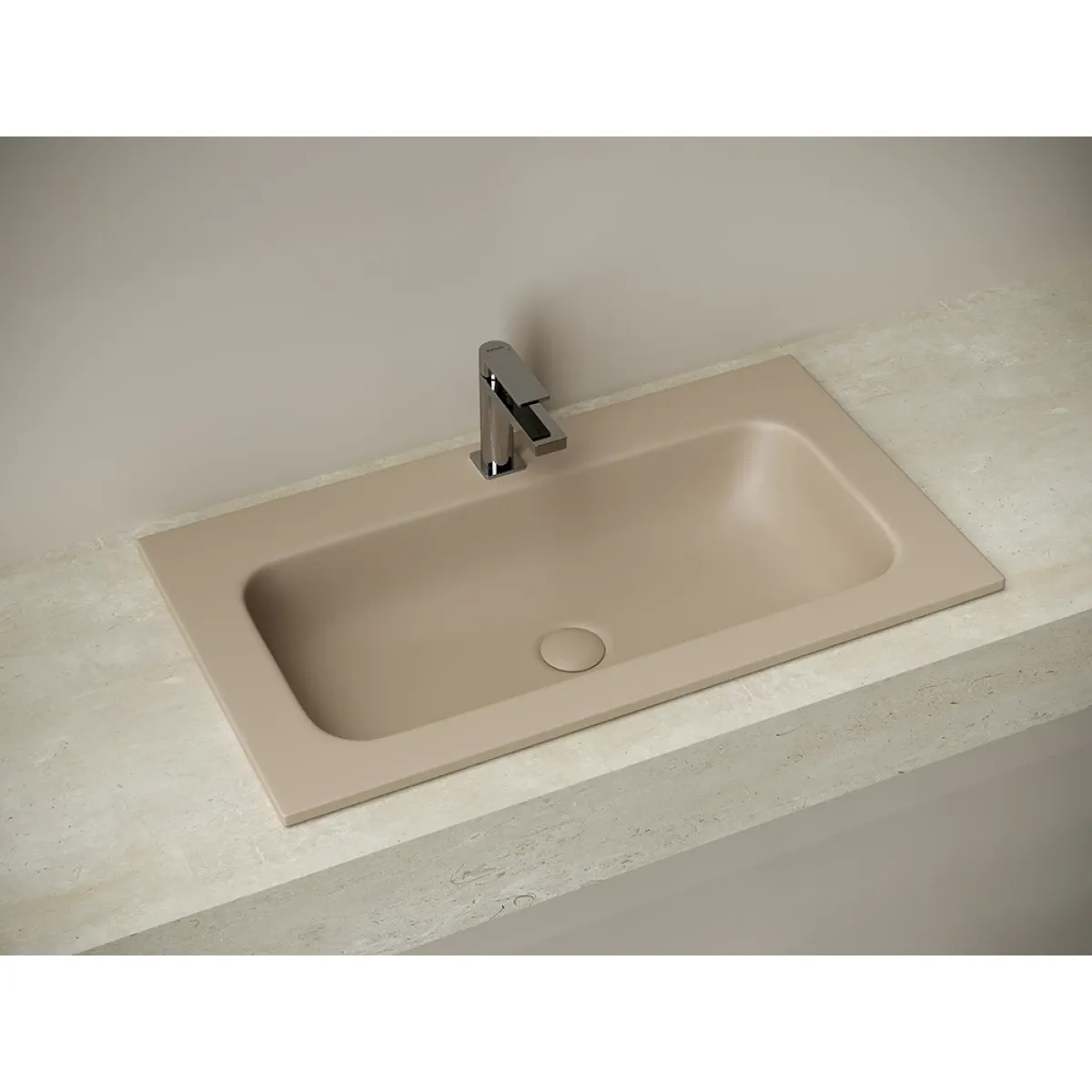 Раковина Ceramicanova Grace CN7012MC 81x45,7 см, накладная, капучино матовый