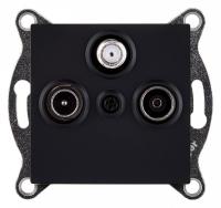 ТВ-розетка и SAT-розетка оконечная без рамки Kollinger  REA-036BM