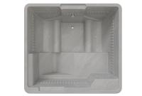 Гидромассажная ванна Радомир Цезарь 190х174 1-30-0-0-0-0501С серый