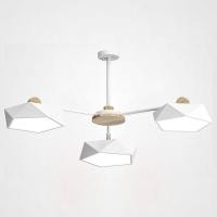 Люстра на штанге Imperiumloft Geometric Белая GEOMETRIC-CH01