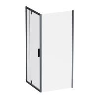 Душевой уголок AM.PM Gem 90x90 W90G-404-9090-BT черный матовый