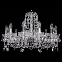 Подвесная люстра Bohemia Ivele Crystal 1402 1402/12/240/Ni