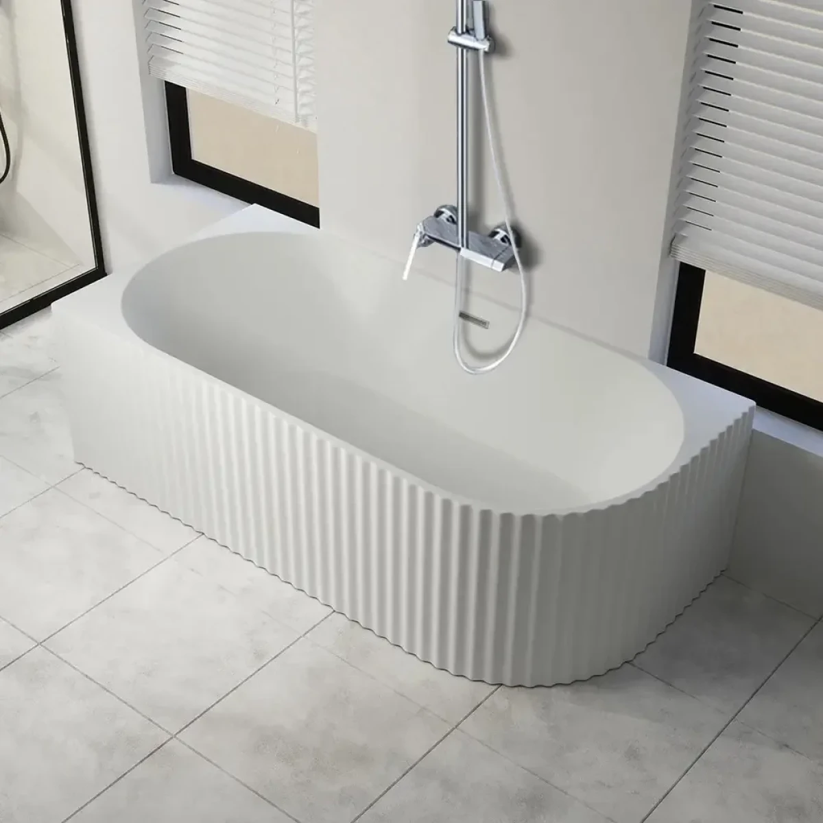 Акриловая ванна Ceruttispa Ceza's 150L 150x75 см L, угловая, белый