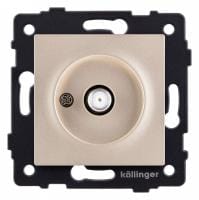 ТВ-розетка и SAT-розетка оконечная без рамки Kollinger  REA-020GD