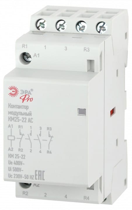 Контактор модульный Эра КМ NO-902-299