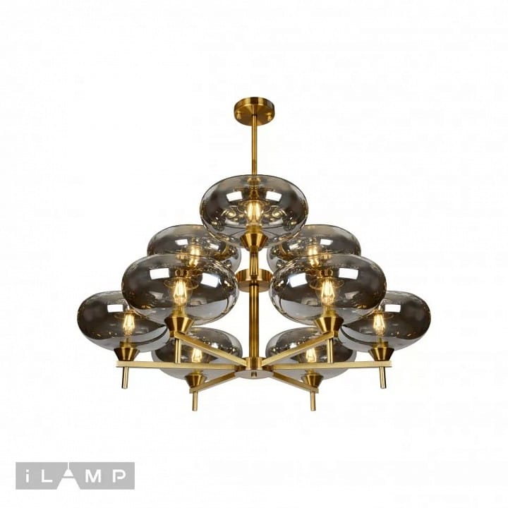 Люстра на штанге iLamp Rivoli 6607/9 GD
