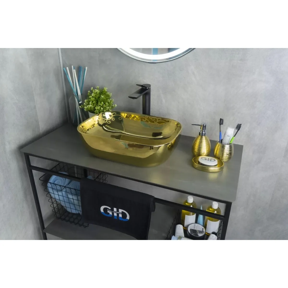 Раковина 45,5x32 см GID Color Edition Nc424