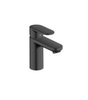 Смеситель для раковины hansgrohe Vernis Blend 71551670 100 со сливным гарнитуром матовый черный