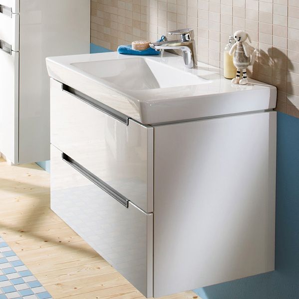 Тумба под раковину Villeroy&Boch Subway 2.0 A69600DH белый глянец