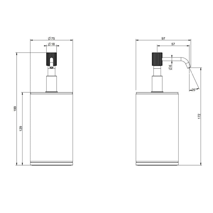 Дозатор для мыла Gessi Venti 20 65437#710 белый