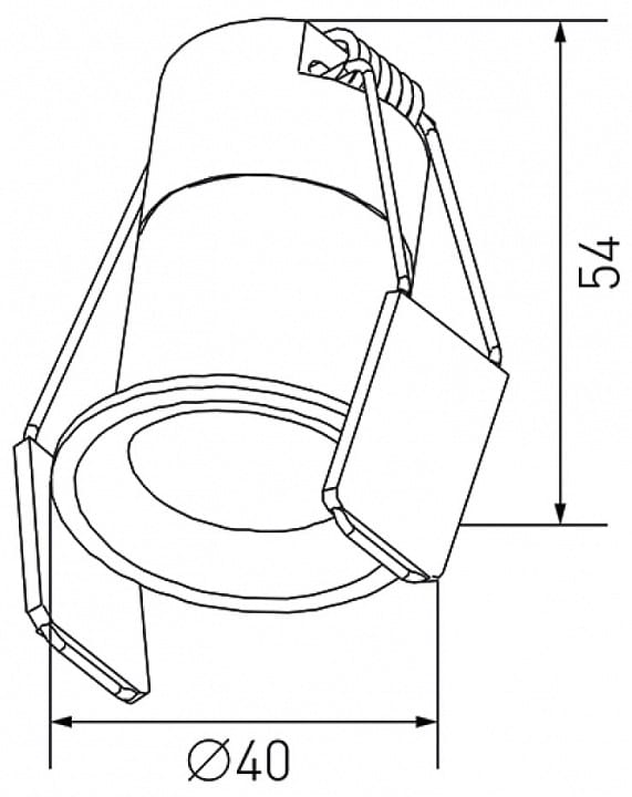 Встраиваемый светильник DesignLed HIDDEN 00-00006638