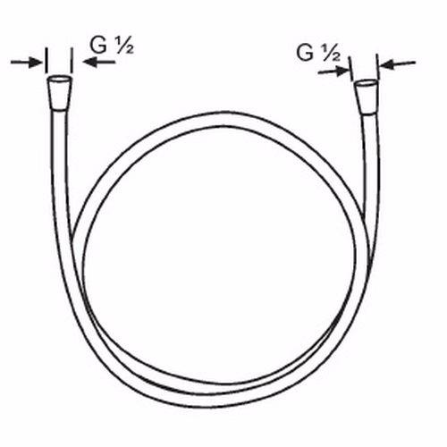 Шланг для душа hansgrohe Metaflex 28266000