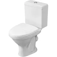 Унитаз-компакт Santeri Forward 1.P205.2.S01.00B.F (4640009670697) косой выпуск, с сиденьем, крап на белом