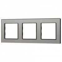 Рамка на 3 поста Arlight GLARE 043801