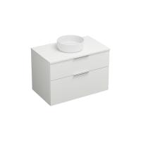 Тумба с раковиной Burgbad Eqio 90 SGUM090F2009GO252C0001*0 белая матовая