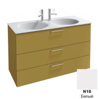 Тумба под раковину 120 см Jacob Delafon Odeon Rive Gauche EB2535-R5-N18 белый ручки хром