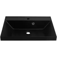 Раковина BelBagno BB600/450-LV-ART-AST-NERO 60x45 см, накладная, черный матовый