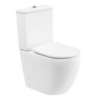 Унитаз-компакт безободковый BelBagno AMANDA BB051CPR с сиденьем BB2031SC
