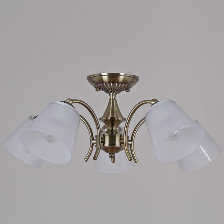 Люстра на штанге ILLUMICO  IL0910-5CSQ-26 AB ELITE