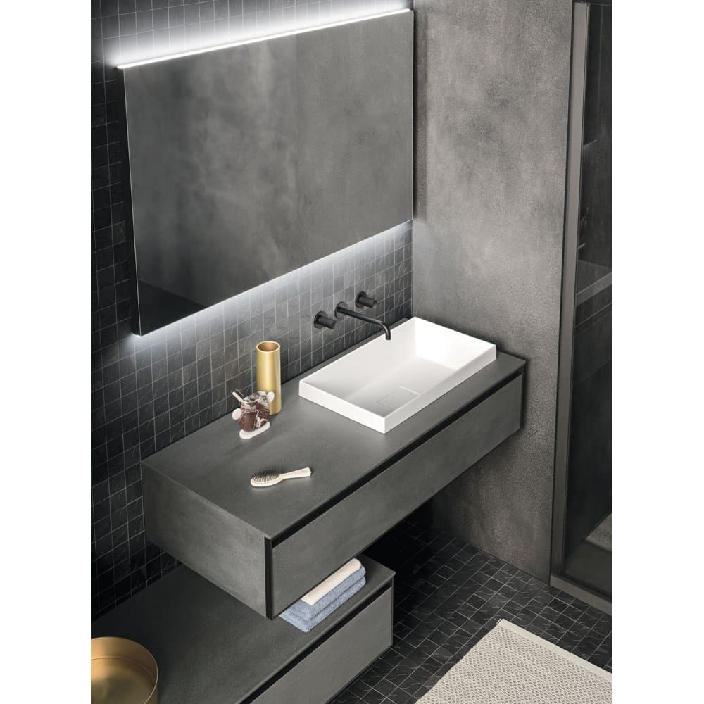 Комплект мебели Arbi Absolute 32 антрацит лайм/белый