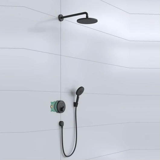 Душевой комплект hansgrohe Raindance S 27959670 черный матовый