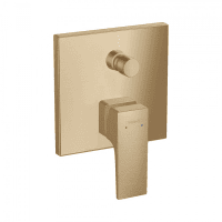 Смеситель для ванны hansgrohe Metropol 32546140 со встроенной защитной комбинацией СМ шлифованная бронза