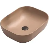Раковина-чаша CeramaLux 78104MC-1 50,5x40,5 см, накладная, капучино матовый
