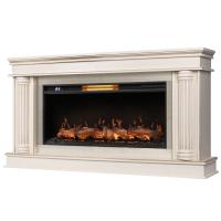 Каминокомплект: Очаг Royal Thermo Aurora RTFP/P-AR40LS, портал Olympia 42/40/36, сл. кость с зол. па