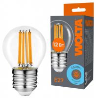 Лампа светодиодная Wolta  E27 12Вт 6500K WF-G45-12W6KE27