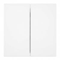 Переключатель двухклавишный без рамки Stekker Мия 50434