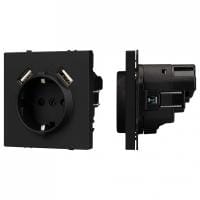 Розетка с заземлением и 2хUSB type A, без рамки Arlight SCT 054289