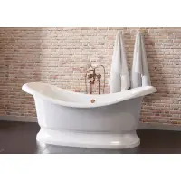 Ванна из литьевого мрамора Astra-Form Мальборо 01010031 189x87 см, отдельностоящая, белый